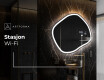 LED-badsspeil med uregelmessig form R222 #7
