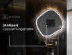 LED-badsspeil med uregelmessig form R222 #9