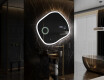 Dekorativt speil med LED lys R222 #10