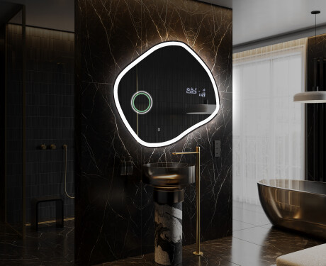 LED-badsspeil med uregelmessig form R222 #10