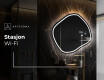 LED-badsspeil med uregelmessig form R223 #7