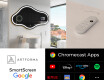Uregelmessig speil med lys LED SMART C223 Google #2