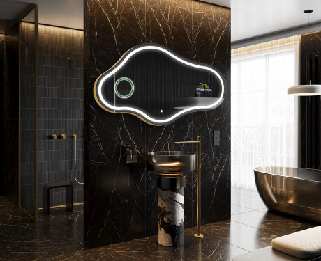 Uregelmessig speil med lys LED SMART C223 Google #8