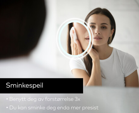 Uregelmessig speil med lys LED SMART C223 Google #9