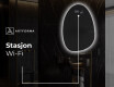 LED-badsspeil med uregelmessig form SF221 #7