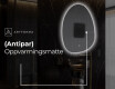 LED-badsspeil med uregelmessig form SF221 #9