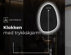 LED-badsspeil med uregelmessig form SF222 #8