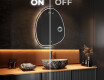 LED-badsspeil med uregelmessig form SF223 #3