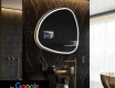 Uregelmessig speil med lys LED SMART J223 Google