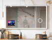 Smart LED baderomsspeil med Displine Apple L01 ramme