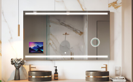 Smart LED baderomsspeil med Displine ramme - Apple L09