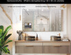 Moderne LED Speil med iPad Displine L38 Ramme #7