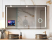 Smart LED baderomsspeil med Displine Apple L61 ramme