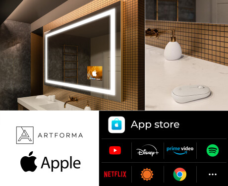SMART Speil med lys LED L15 Apple #2