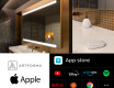 SMART Speil med lys LED L47 Apple #2