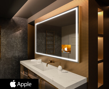 SMART Speil med lys LED L49 Apple #1