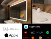 SMART Speil med lys LED L138 Apple #2