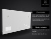 SMART Speil med lys LED L138 Apple #5