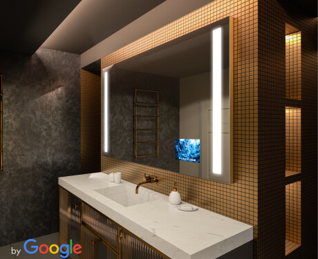 SMART Speil Med Lys L02 Google-serien