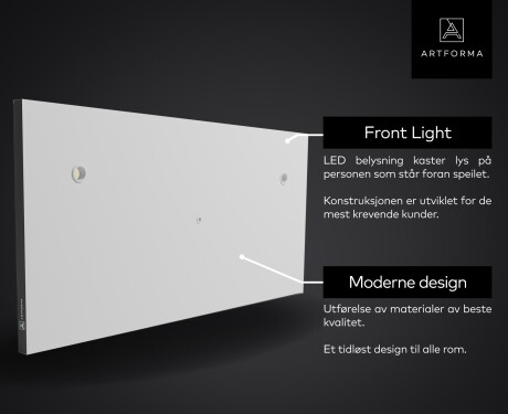 SMART Speil med lys LED L15 Samsung #6
