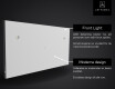 SMART Speil med lys LED L128 Samsung #6