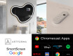 Uregelmessig speil med lys LED SMART N223 Google #2
