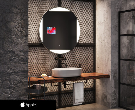 Rund speil med lys LED SMART L116 Apple #1