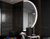 Halvmåne speil med lys LED SMART A222 Google