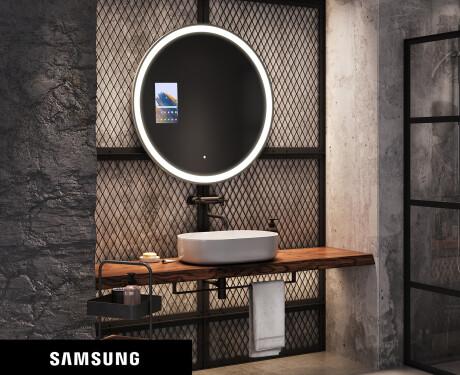 Rund speil med lys LED SMART L76 Samsung