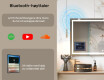 Avrundet Moderne LED Speil med iPad Displine L146 Ramme #4