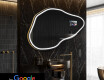 Uregelmessig speil med lys LED SMART P223 Google