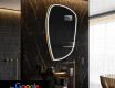 Uregelmessig speil med lys LED SMART I223 Google