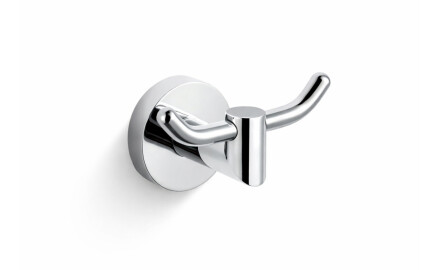 CLASSIC – Dobbel håndklekrok / krom
