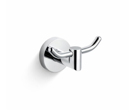 CLASSIC – Dobbel håndklekrok / krom