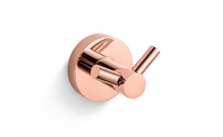 CLASSIC – Dobbel håndklekrok / rosa gullglans