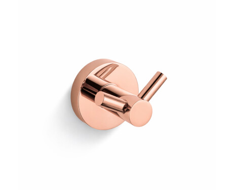 CLASSIC – Dobbel håndklekrok / rosa gullglans