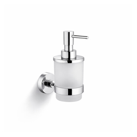 CLASSIC – Dispenser for flytende såpe / matt glass / krom #1