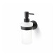 CLASSIC – Dispenser for flytende såpe / matt glass / matt svart #1