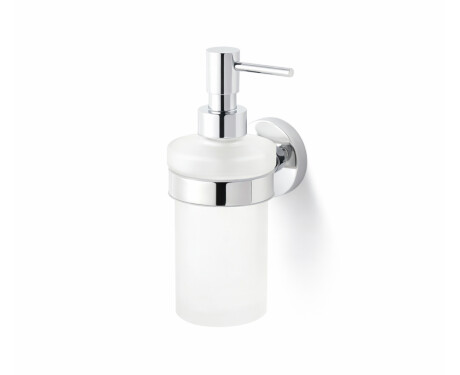 CLASSIC – Dispenser for flytende såpe / matt glass / krom