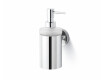 CLASSIC – Dispenser for flytende såpe / metallhus, matt glass / krom