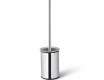 CLASSIC – Lav, frittstående toalettbørste / metallbeholder, glassinnsats / krom