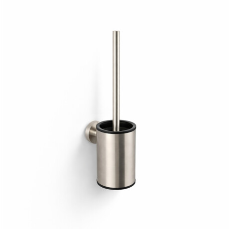 CLASSIC – Lavt hengende toalettbørste / metallbeholder, innsats i plast / børstet stål #1