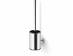 CLASSIC – Lavt hengende toalettbørste / metallbeholder, silikonhode / krom