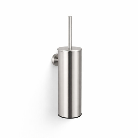 CLASSIC – Høy, hengende toalettbørste / metallbeholder, innsats i plast / børstet stål #1