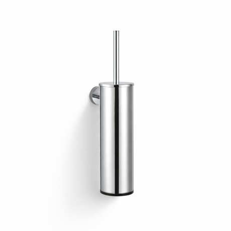 CLASSIC – Høy, hengende toalettbørste / metallbeholder, innsats i plast / krom #1