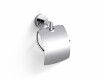 CLASSIC – Toalettpapirholder / med beskyttelsesdeksel / krom