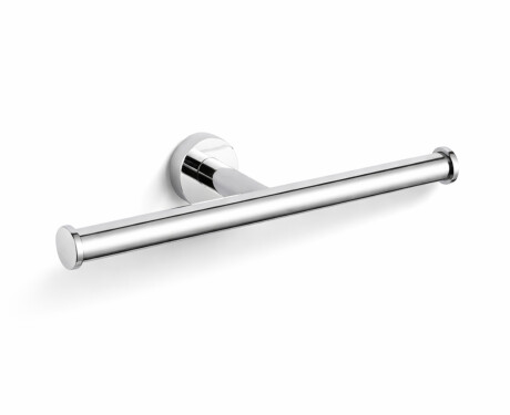 CLASSIC – Holder for to toalettpapirruller / uten deksel / krom