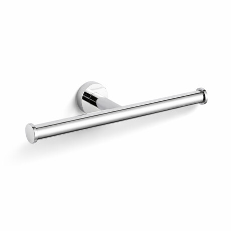 CLASSIC – Holder for to toalettpapirruller / uten deksel / krom #1