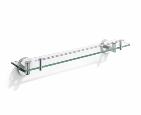 CLASSIC – Hylle 60 under speilet / krom, gjennomsiktig glass