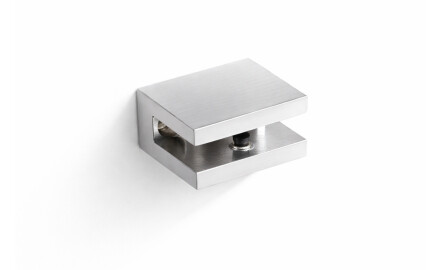 CLASSIC – Beslag/klemme til glasshyller 07.80160/50/40/30 – 2 stk. / krom